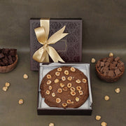 Giant hazel crunch cookie