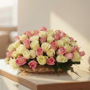 Fresh Rose Basket