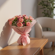 Soft Carnations Bunch