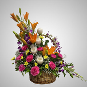 Happy Flowers Basket