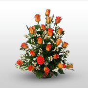 Orange rose spray - florista-in